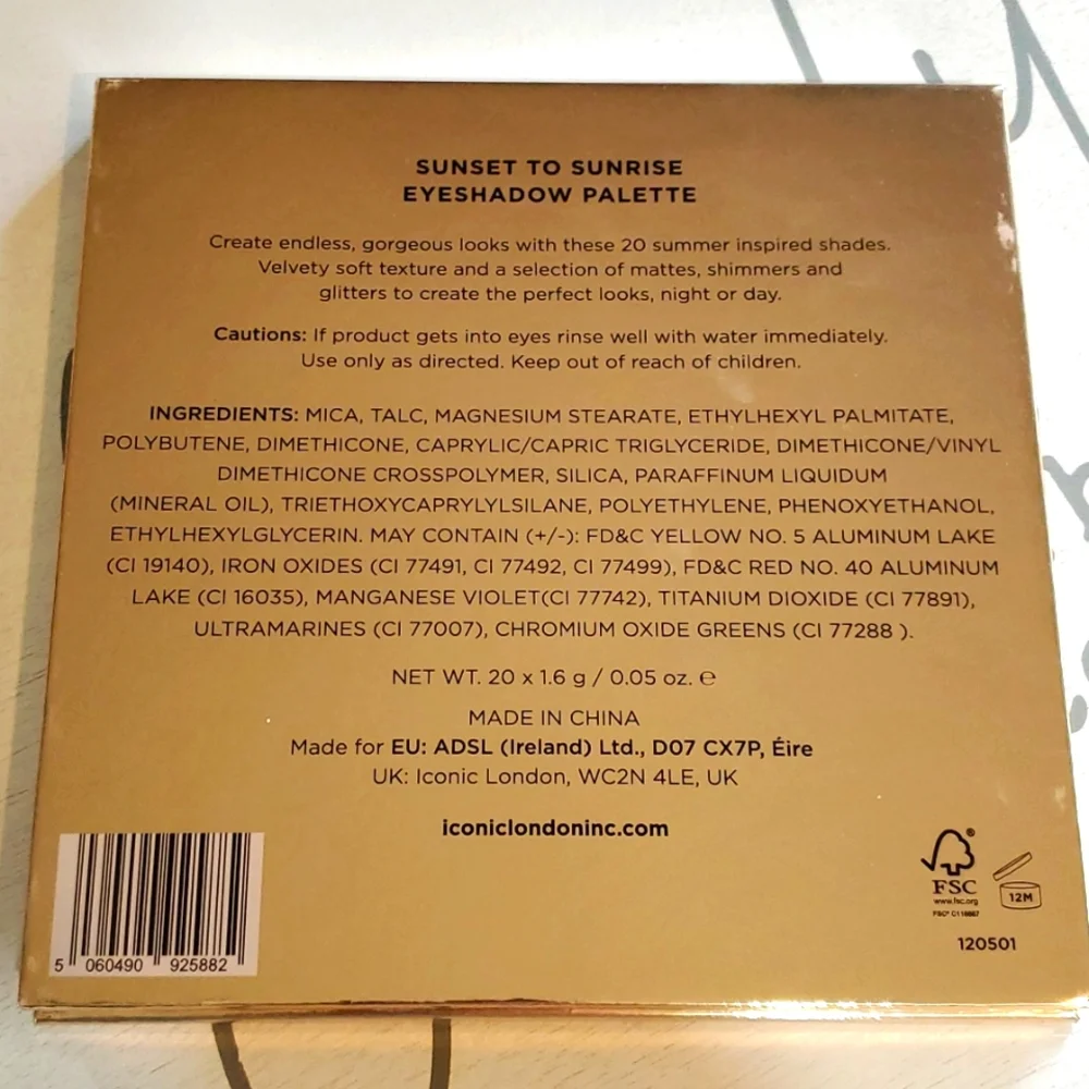 ICONIC Sunset to Sunrise Eyeshadow Palette, NWT - Picture 5 of 5